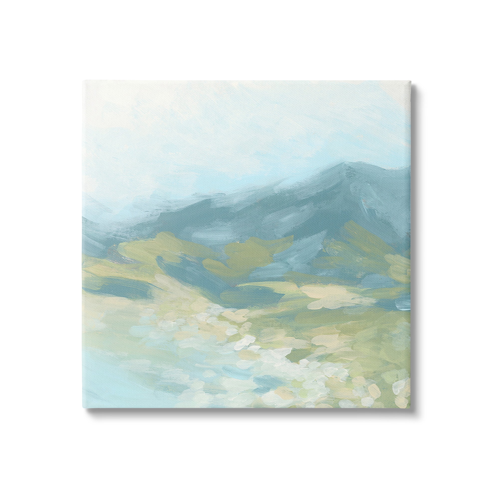 Stupell Industries Murky Mountain Valley Landscape Painting Gallery Wrapped Canvas Art Print Wall Art, 36 x 36