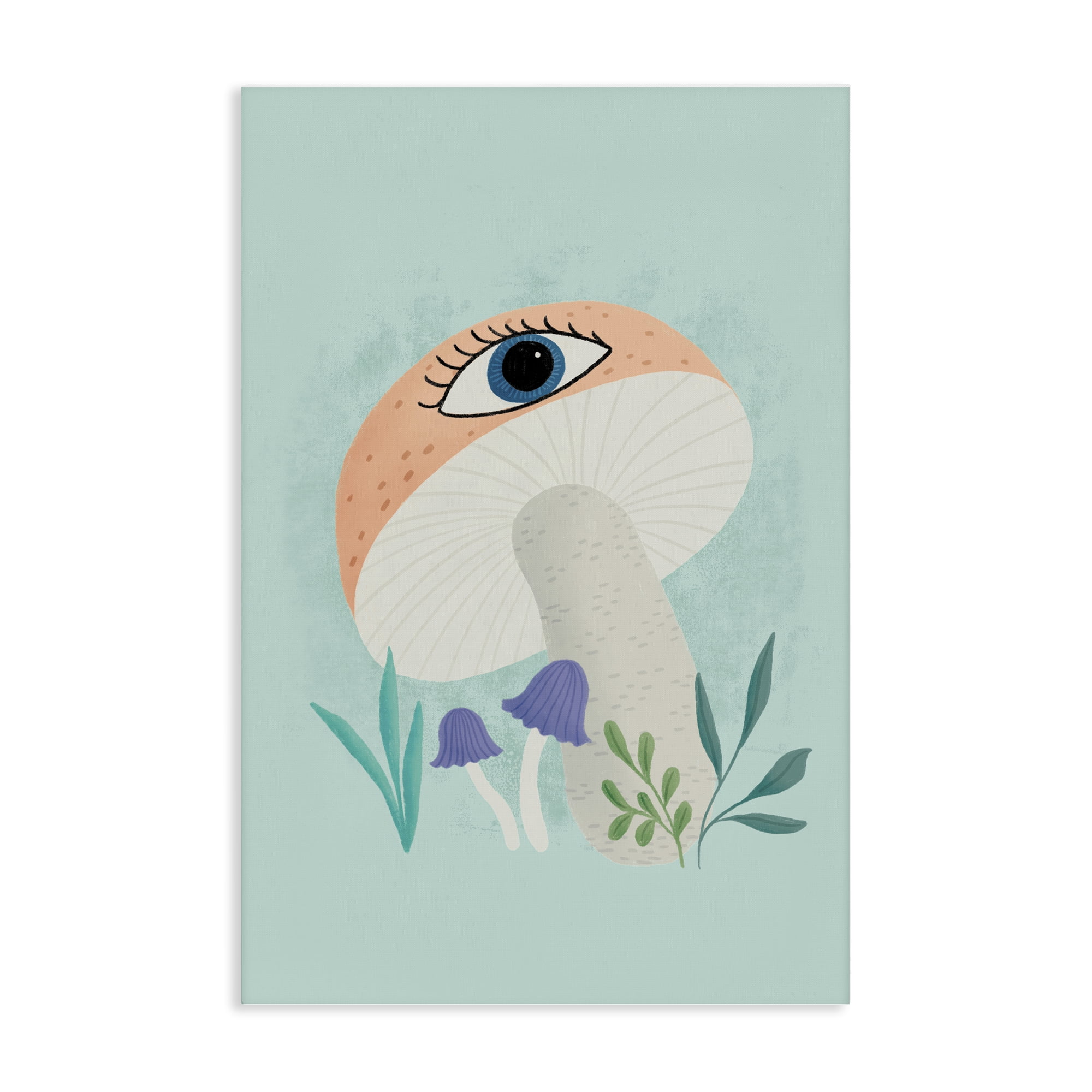 Stupell Industries Mushroom with Mystical Eye Canvas Wall Art, design by Metka Hiti