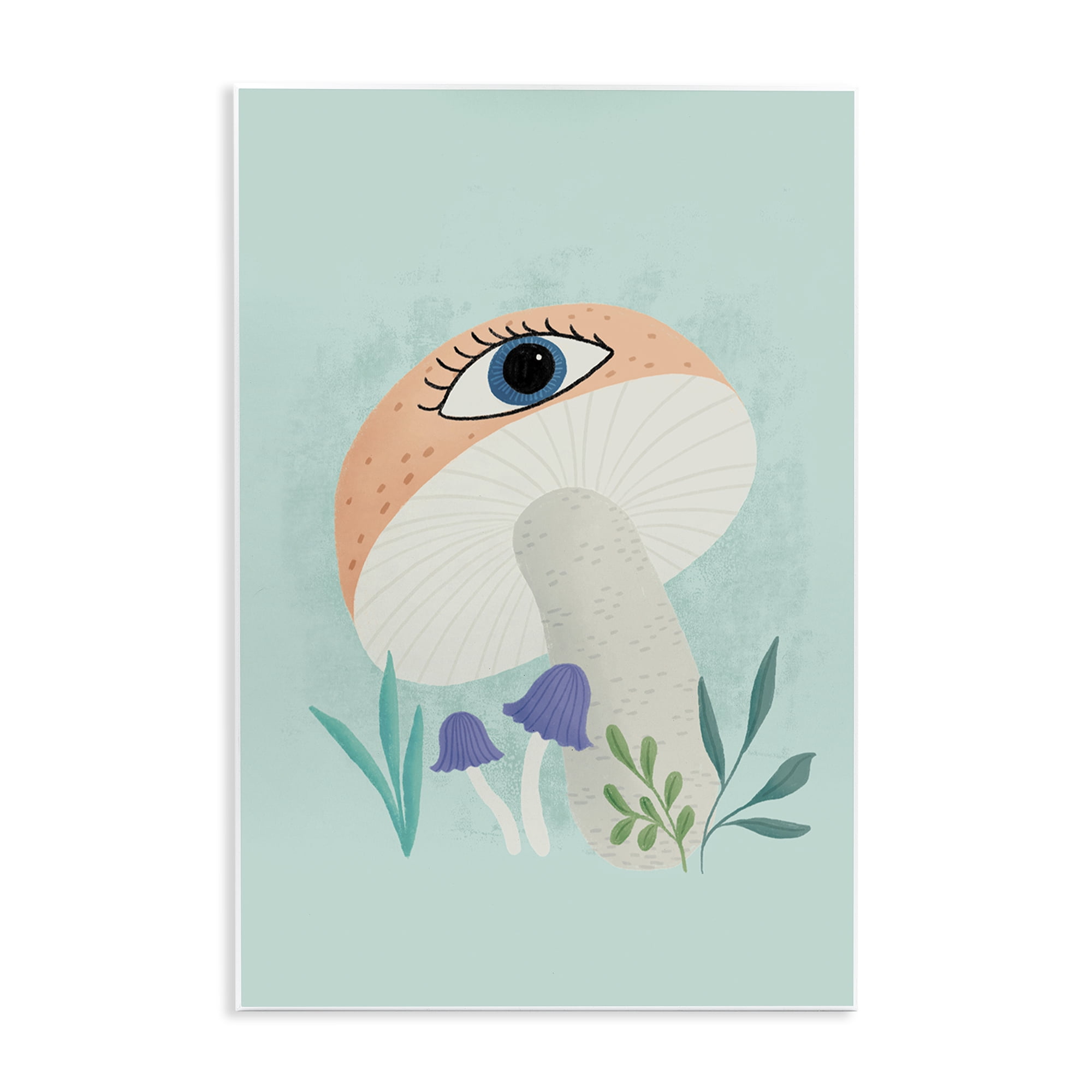 Stupell Industries Mushroom with Mystical Eye Wall Plaque Art, design by Metka Hiti