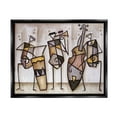 thumbnail image 1 of Stupell Industries Musical Trio Abstract Modern Painting Jet Black Framed Floating Canvas Wall Art, 24x30, by Eric Waugh, 1 of 9