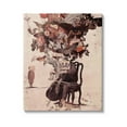 thumbnail image 1 of Stupell Industries Musician Butterfly Botanicals Collage Graphic Art Gallery Wrapped Canvas Print Wall Art, Design by Matheus Lopes Castro, 1 of 7