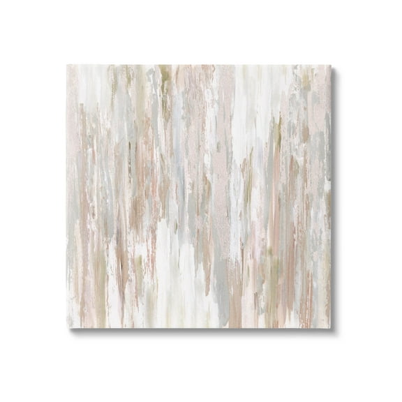 Stupell Industries Muted Abstract Rain Streaks Graphic Art Gallery Wrapped Canvas Print Wall Art, Design by Susan Jill