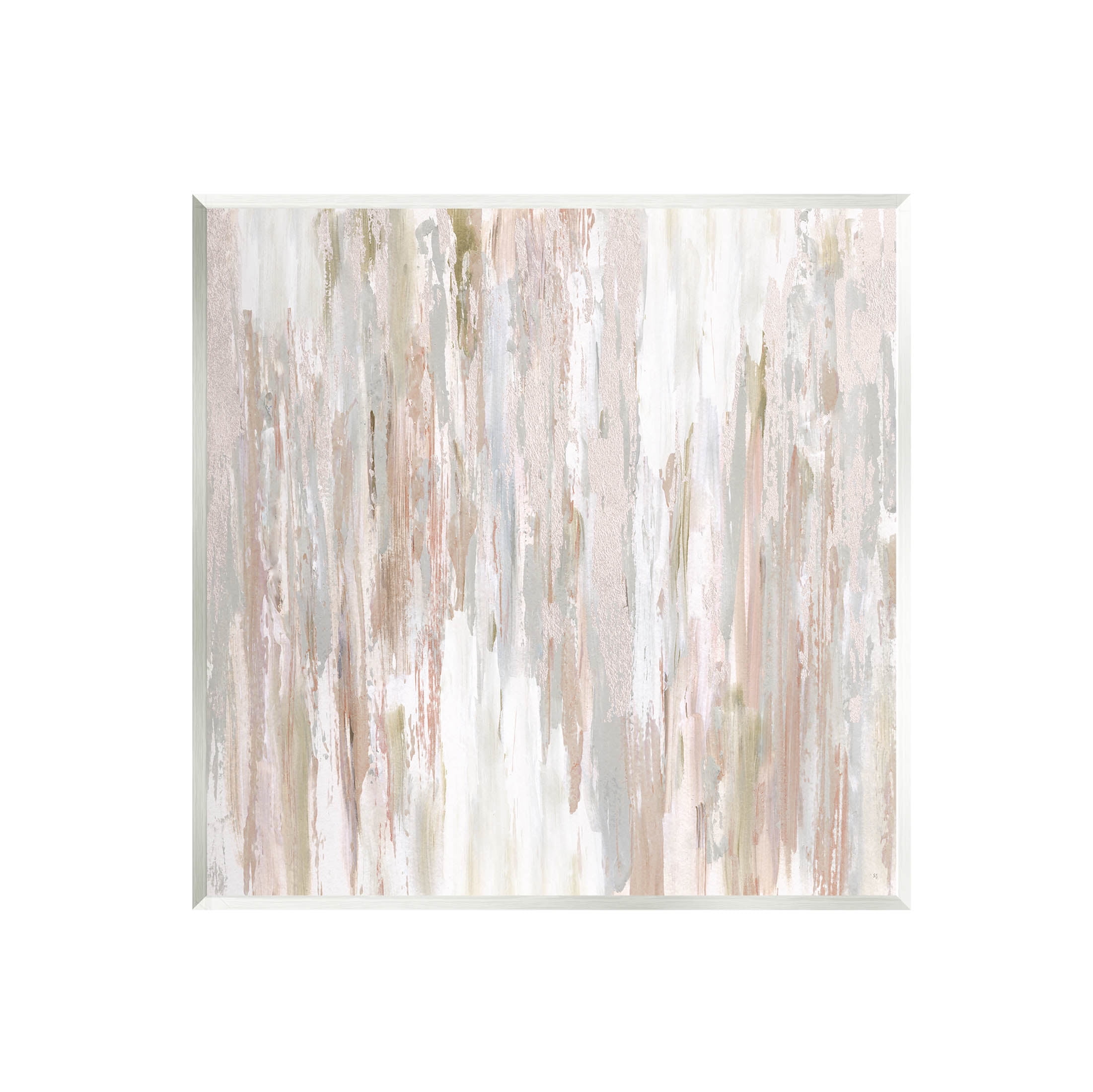 Stupell Industries Muted Abstract Rain Streaks Graphic Art Unframed Art Print Wall Art, Design by Susan Jill