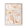 thumbnail image 1 of Stupell Industries Muted Abstract Squiggle Abstract Painting White Framed Art Print Wall Art, 16 x 20, 1 of 9