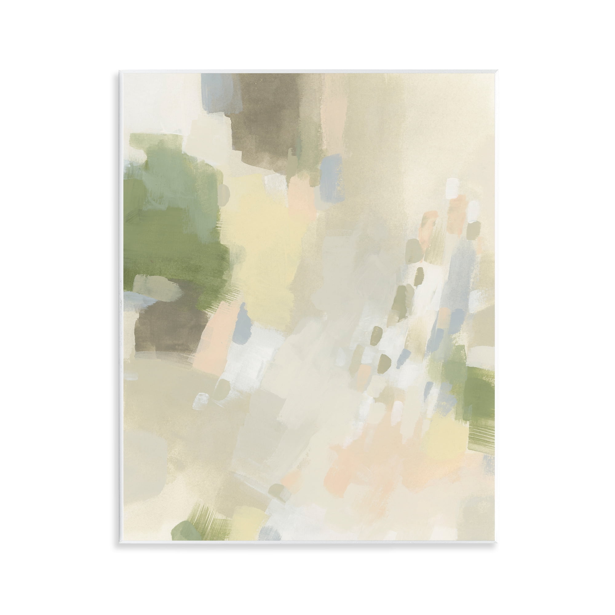 Stupell Industries Muted Abstract with Speckles Abstract Painting Unframed Art Print Wall Art, 11 x 14