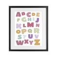 thumbnail image 1 of Stupell Industries Muted Alphabet Letters Black Framed Print Under Glass, design by Susan Ball, 1 of 8