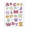 thumbnail image 1 of Stupell Industries Eclectic Muted Alphabet Letters Canvas Art, 16 x 20, by Susan Ball, 1 of 8