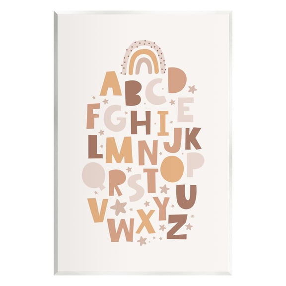 Nature Alphabet Letters