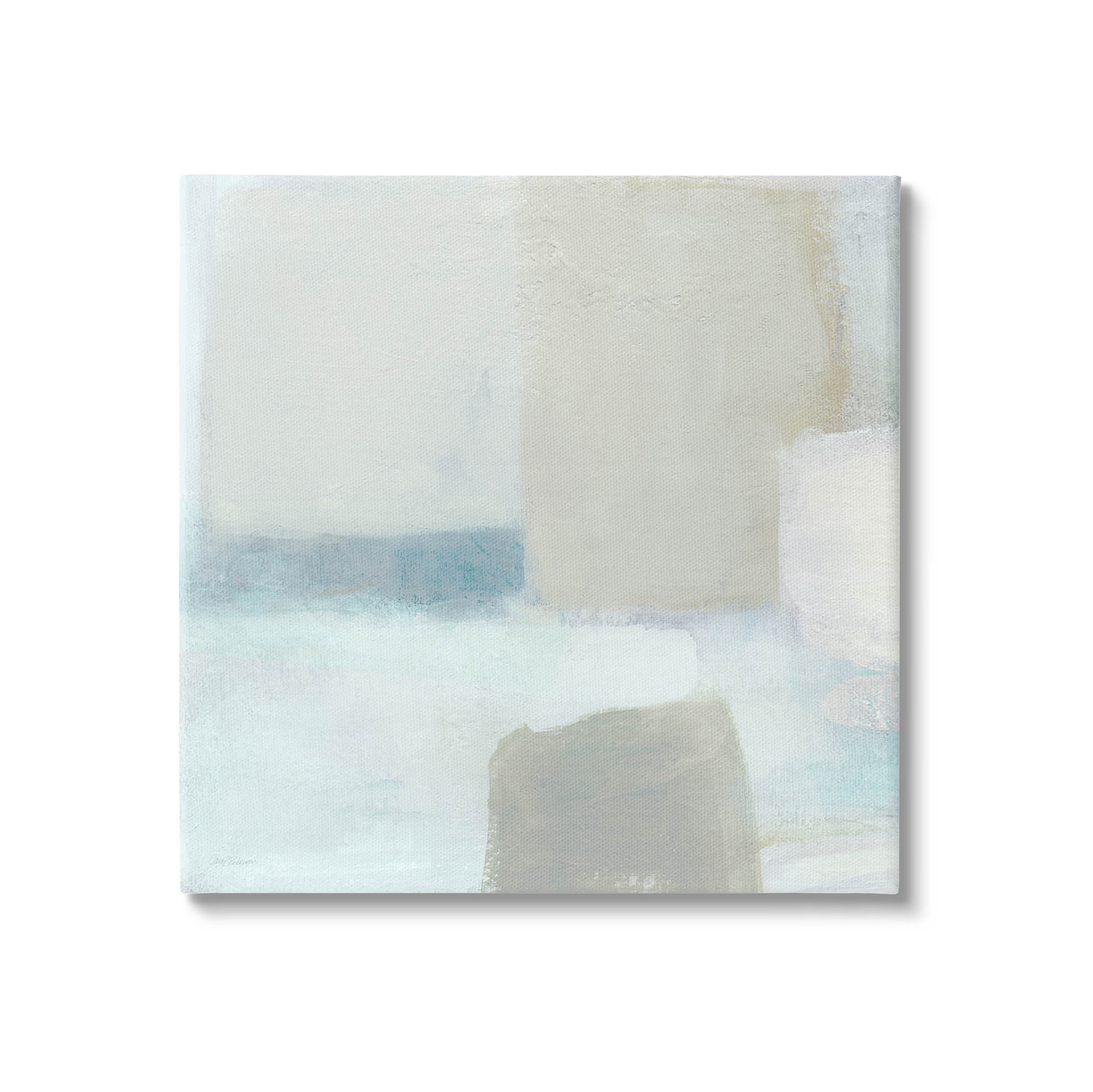 Stupell Industries Muted Blocked Abstract Shapes Painting Gallery Wrapped Canvas Print Wall Art, Design by Carol Robinson