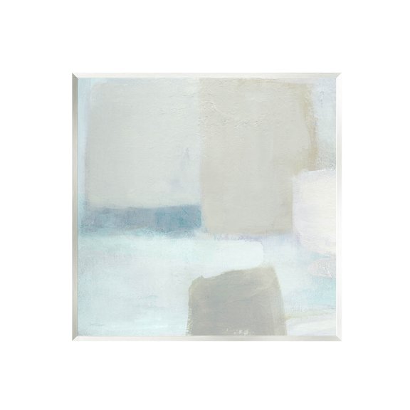 Stupell Industries Muted Blocked Abstract Shapes Painting Unframed Art Print Wall Art, Design by Carol Robinson