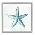 thumbnail image 1 of Stupell Industries Muted Blue Aquatic Starfish Graphic Art Gray Framed Art Print Wall Art, Design by Kim Allen, 1 of 7
