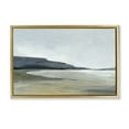 thumbnail image 1 of Stupell Industries Muted Coastline Cliff Landscape & Nature Painting Gold Floater Framed Canvas Art Print Wall Art, 25 x 17, 1 of 10