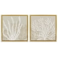 thumbnail image 1 of Stupell Industries Muted Coral Branches on Beige Animals Painting Gold Floater Framed Canvas Art Print Wall Art, 18 x 18, Set of 2, 1 of 9