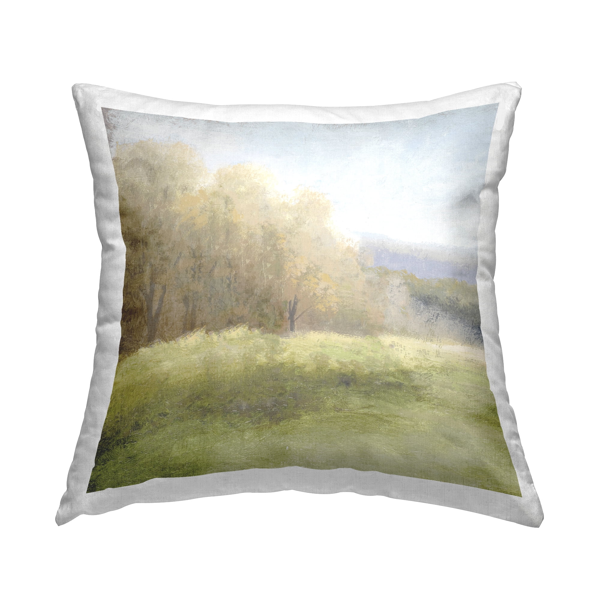 Stupell Industries Muted Country Landscape Decorative Printed Throw Pillow, 18 x 18