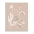 thumbnail image 1 of Stupell Industries Muted Desert Landscape Triple Rainbow Soft Cactus , 10 x 15, Designed by Nancy McKenzie, 1 of 6