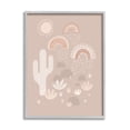 thumbnail image 1 of Stupell Industries Muted Desert Landscape Triple Rainbow Soft Cactus , 24 x 30, Designed by Nancy McKenzie, 1 of 5