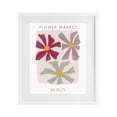 thumbnail image 1 of Stupell Industries Eclectic Muted Dublin Flower Market White Framed Print Under Glass, 13 x 16, by Lucille Price, 1 of 8