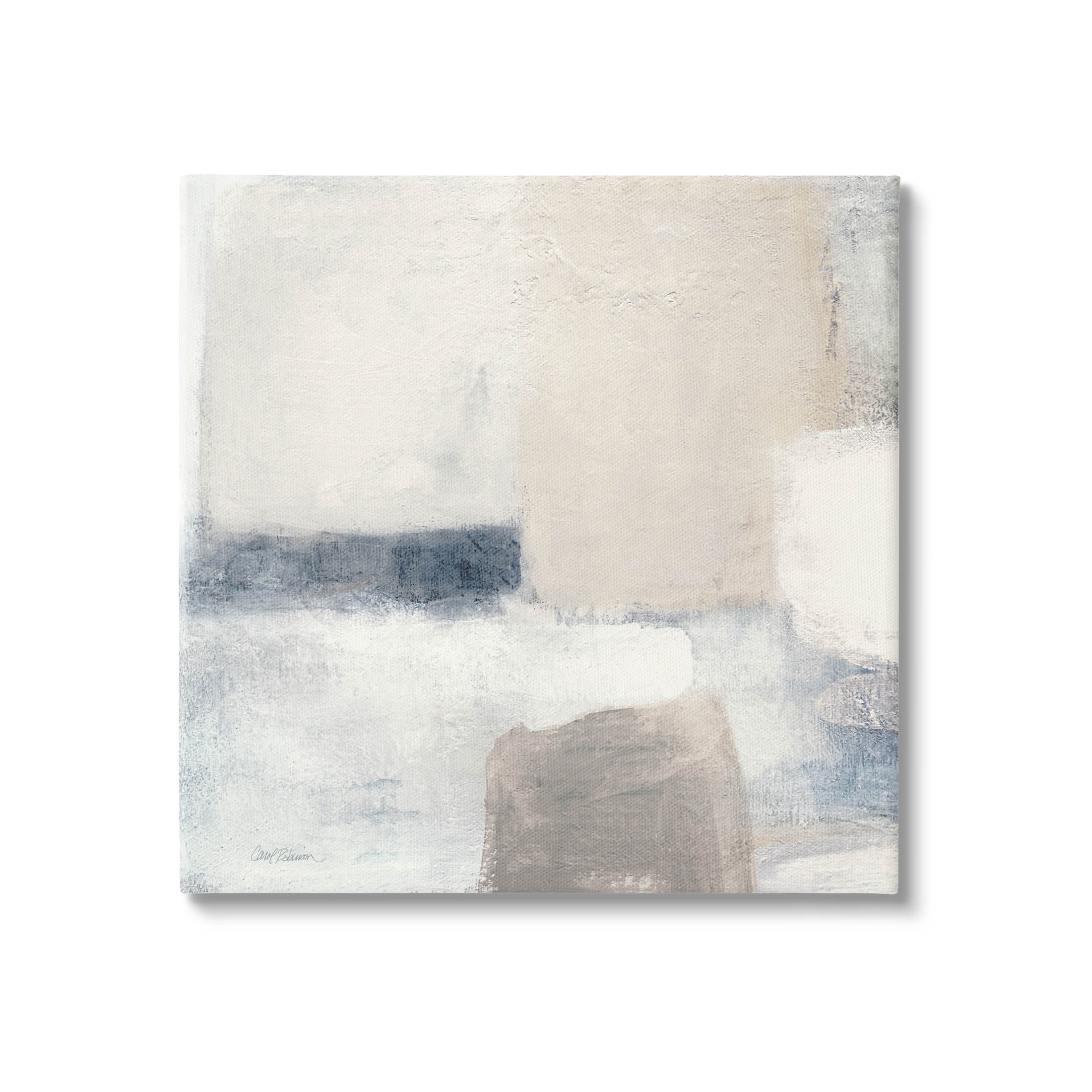 Stupell Industries Muted Geometric Abstract Shapes Painting Gallery Wrapped Canvas Print Wall Art, Design by Carol Robinson