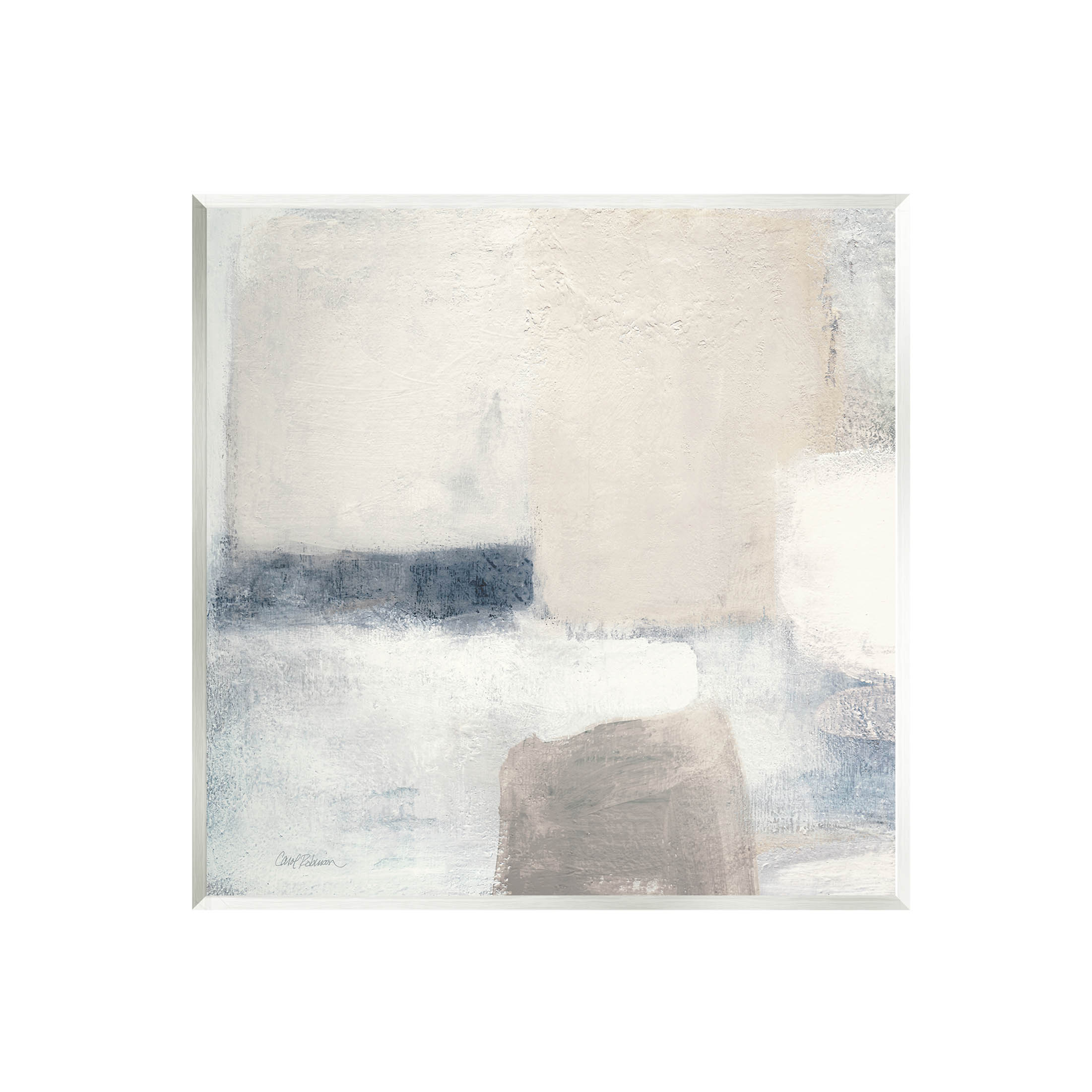 Stupell Industries Muted Geometric Abstract Shapes Painting Unframed Art Print Wall Art, Design by Carol Robinson
