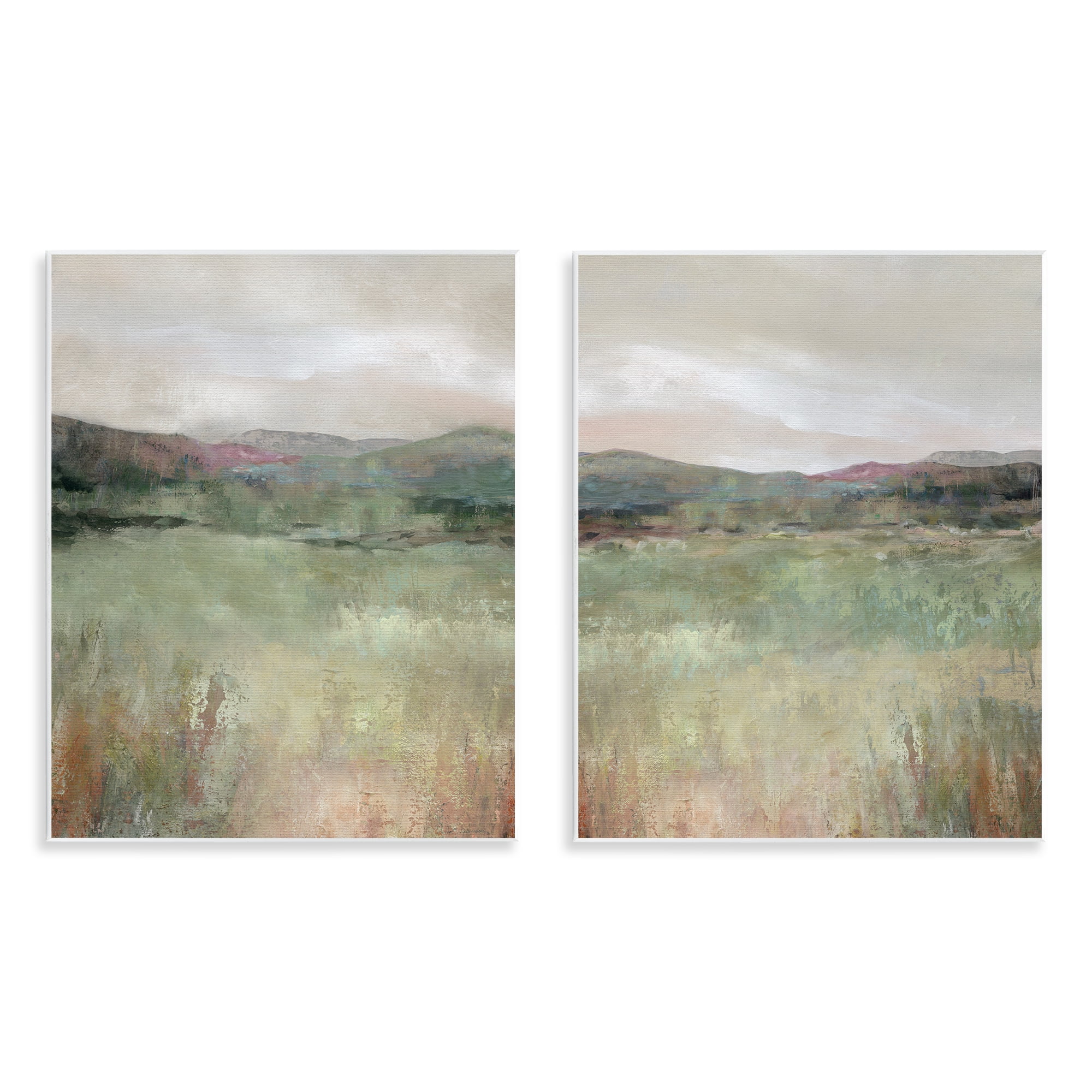 Stupell Industries Muted Glimpse of Spring 2 Piece Wall Plaque Art Set, design by Carol Robinson