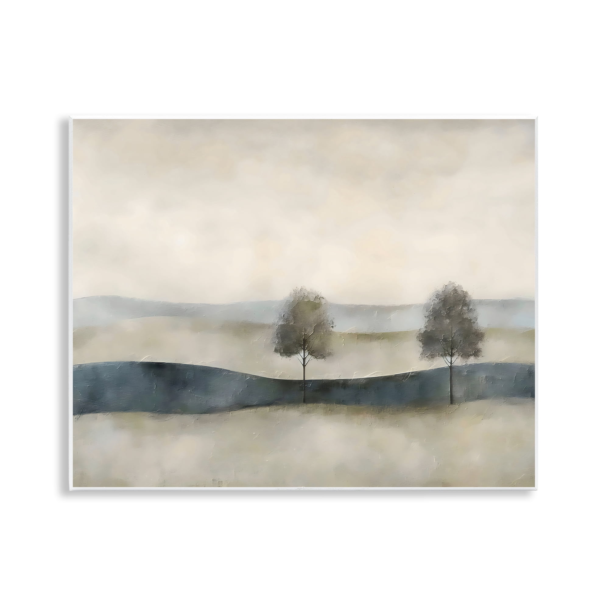 Stupell Industries Muted Horizon with Trees Wall Plaque Art, design by Riley B