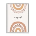 thumbnail image 1 of Stupell Industries Muted Magical Rainbows Inspirational Painting Gray Framed Art Print Wall Art, 11 x 14, 1 of 9