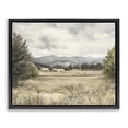 thumbnail image 1 of Stupell Industries Farmhouse Muted Mountain Meadow Black Floating Frame Canvas Art, 31 x 25, by Riley B, 1 of 8
