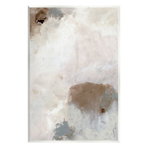 Stupell Industries Muted Neutral Painting Abstract Painting Unframed Art Print Wall Art, 10 x 15