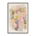 thumbnail image 1 of Stupell Industries Muted Paint Blotches Abstract Painting Black Framed Art Print Wall Art, 16 x 24, 1 of 2