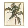 thumbnail image 1 of Stupell Industries Muted Palm Tree Plants & Flowers Painting Gold Floater Framed Canvas Art Print Wall Art, 25 x 31, 1 of 10