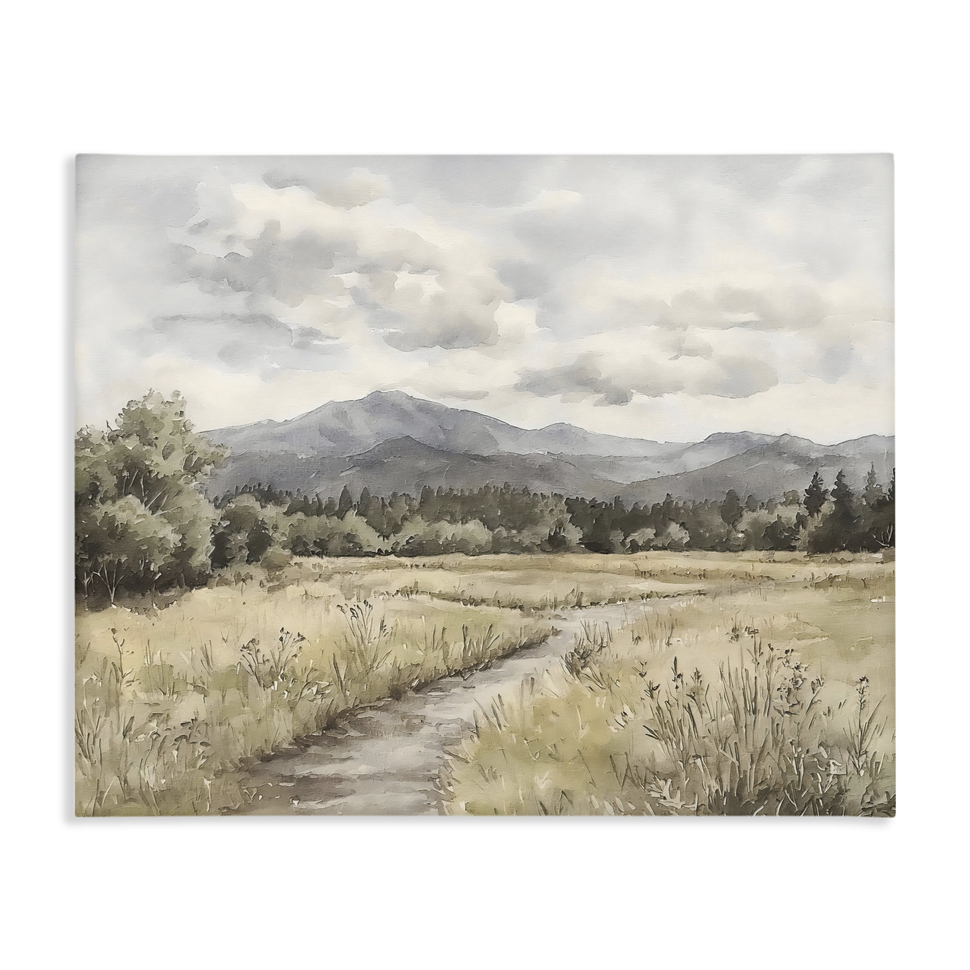 Stupell Industries Muted Pathway to Mountains Canvas Wall Art, design by Riley B