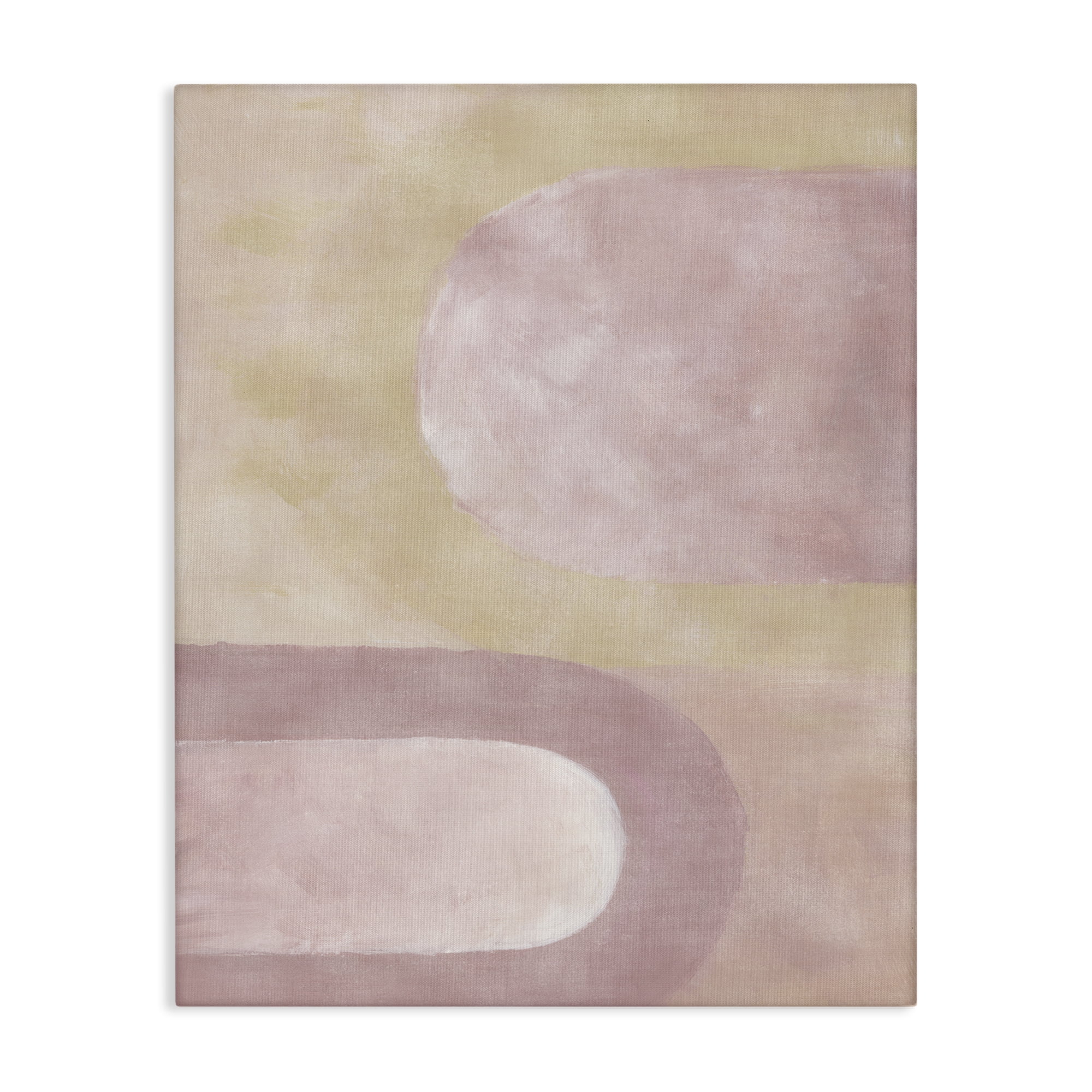 Stupell Industries Muted Pink Arches Abstract & Fractals Painting Wrapped Canvas Canvas Art Print Wall Art, 24 x 30