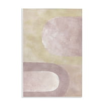 Stupell Industries Muted Pink Arches Abstract & Fractals Painting Unframed Art Print Wall Art, 15 x 10