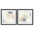 thumbnail image 1 of Stupell Industries Contemporary Muted Plaster Line Black 2pc Framed Print Under Glass Set, 16 x 16 each, by June Erica Vess, 1 of 7