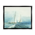 thumbnail image 1 of Stupell Industries Muted Sailboat Feet Transportation Painting Black Floater Framed Art Print Wall Art, 31 x 25, 1 of 10
