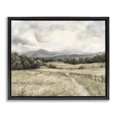 thumbnail image 1 of Stupell Industries Farmhouse Muted Trail Along Fence Black Floating Frame Canvas Art, 21 x 17, by Riley B, 1 of 8