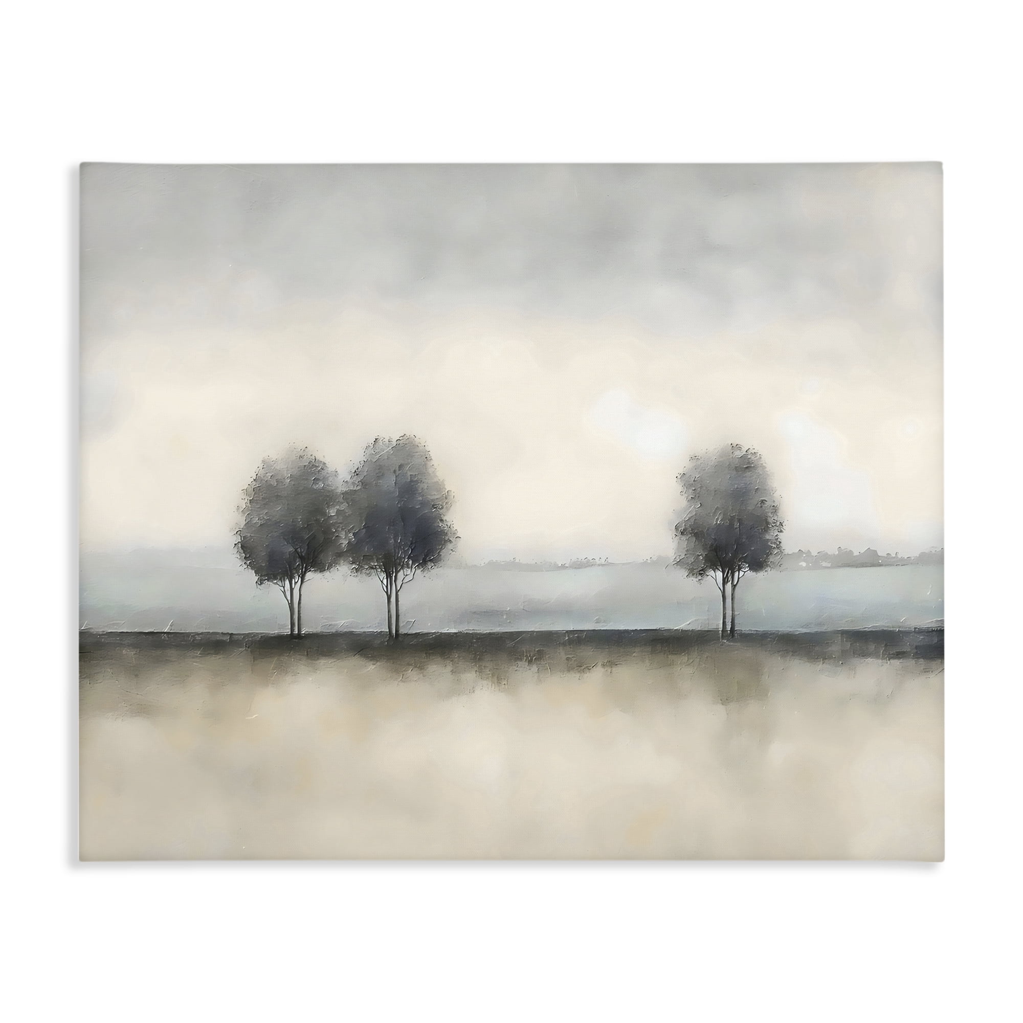 Stupell Industries Muted Trees Horizon Canvas Wall Art, design by Riley B
