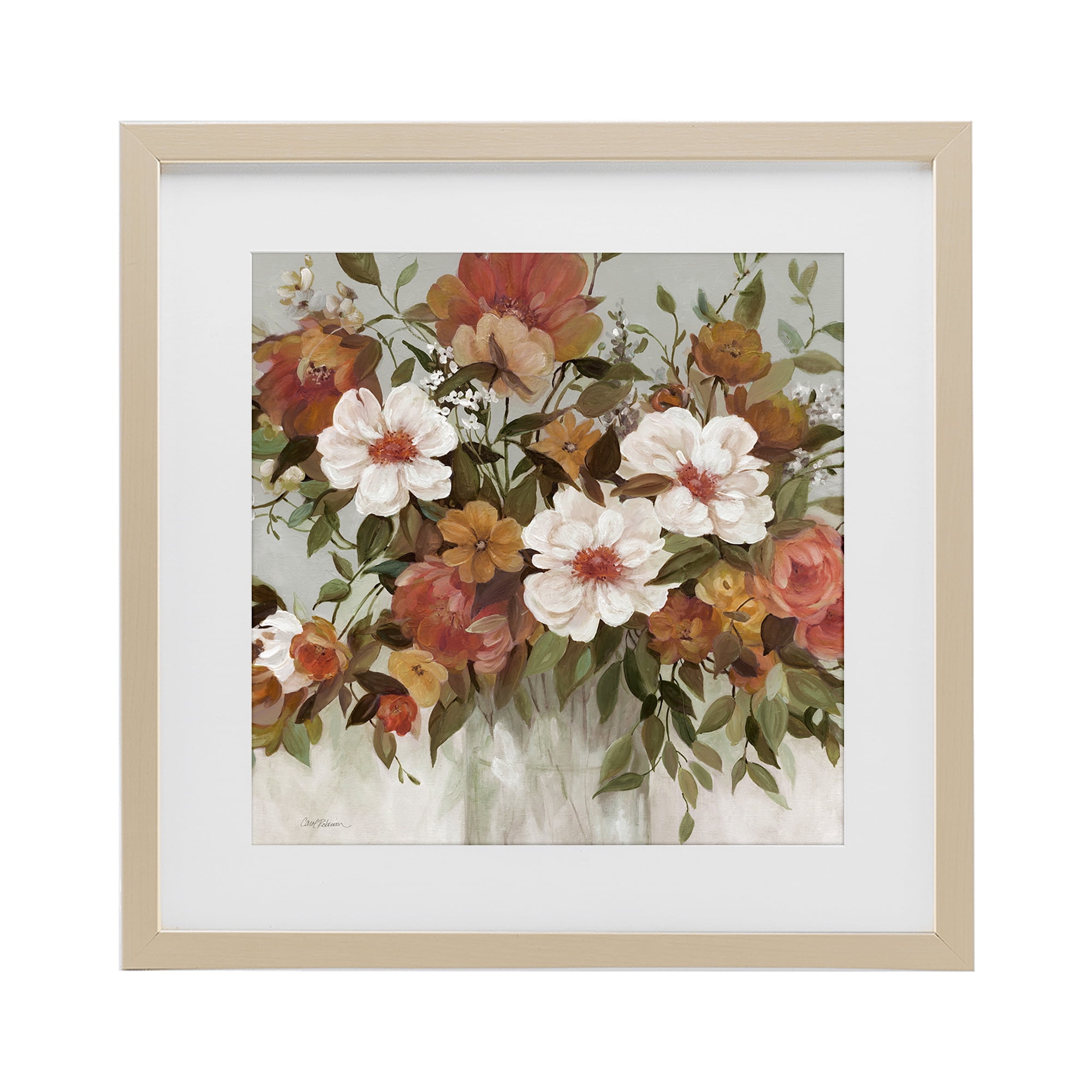 Stupell Industries Muted Vibe Bouquet Birch Framed Print Under Glass, design by Carol Robinson