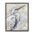 thumbnail image 1 of Stupell Industries Coastal Muted White Egret Brown Floating Frame Canvas Art, 17 x 21, by Yvette St. Amant, 1 of 8