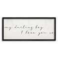 thumbnail image 1 of Stupell Industries My Darling Boy I Love You So Charming Text, 10 x 24, Designed by Daphne Polselli, 1 of 5