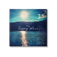 thumbnail image 1 of Stupell Industries My Happy Place Lake Scenery Graphic Art Gallery Wrapped Canvas Print Wall Art, Design by K. Kaufman, 1 of 7