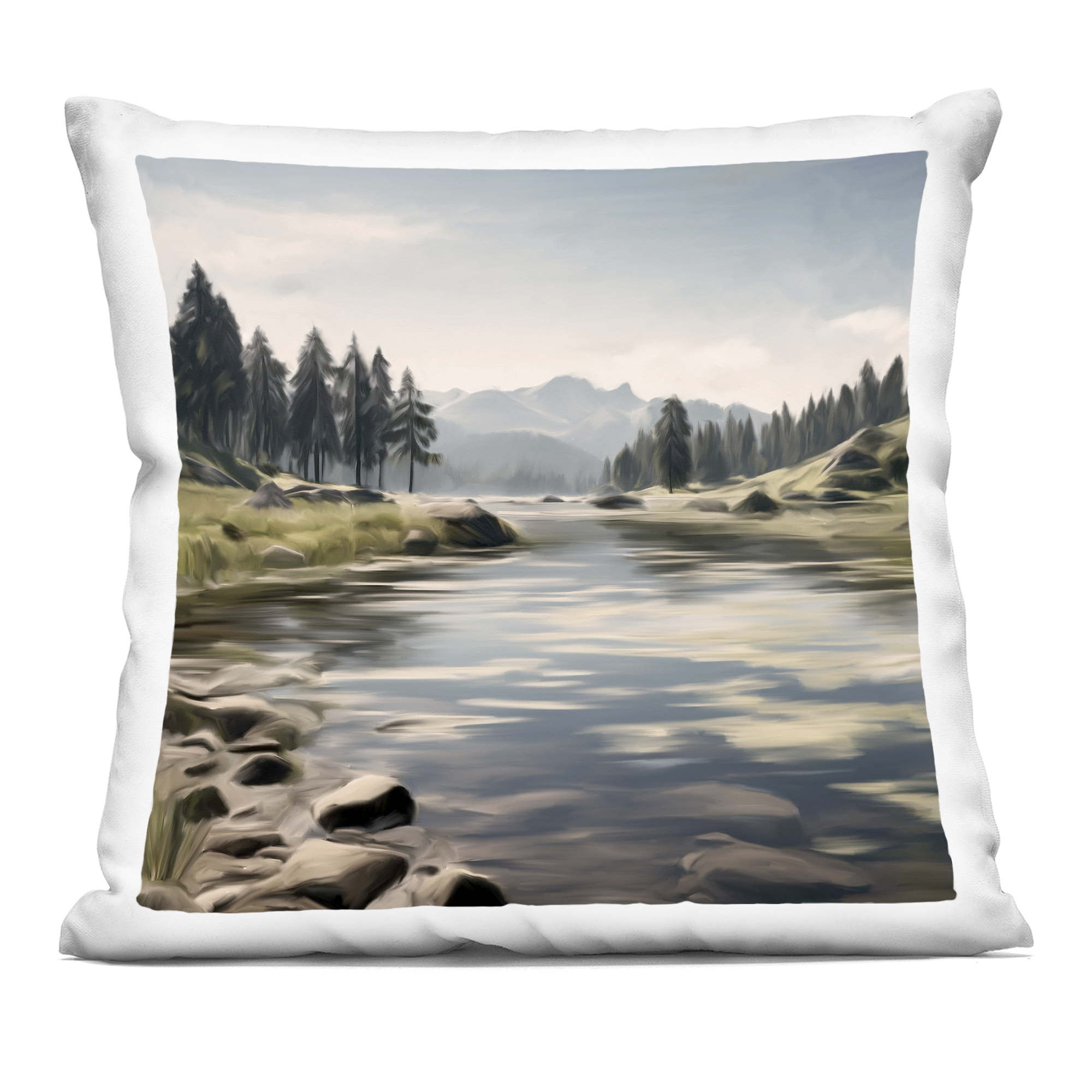 Stupell Industries My Hideaway Pond Ripples Decorative Printed Throw Pillow, design by Kim Allen