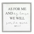 thumbnail image 1 of Stupell Industries My House Will Serve Wine Religious Kitchen Sign,17 x 17, Design by Daphne Polselli, 1 of 5