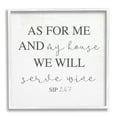 thumbnail image 1 of Stupell Industries My House Will Serve Wine Religious Kitchen Sign,17 x 17, Design by Daphne Polselli, 1 of 5