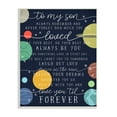 thumbnail image 1 of Stupell Industries My Son Love You Forever Phrase Outer Space Inspirational Painting Unframed Art Print Wall Art, 10 x 15, 1 of 6