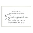thumbnail image 1 of Stupell Industries My Sunshine Family Home Black And White Word Design Wall Plaque by Lettered and Lined, 1 of 1