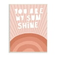 thumbnail image 1 of Stupell Industries My Sunshine Motivational Phrase Orange Blush Rainbow Sunrays,10 x 15, Design by Nancy McKenzie, 1 of 5