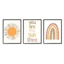 Stupell Industries My Sunshine Rainbow Kids Inspirational Saying Text Design,11 x 14, Design by Taylor Shannon Designs