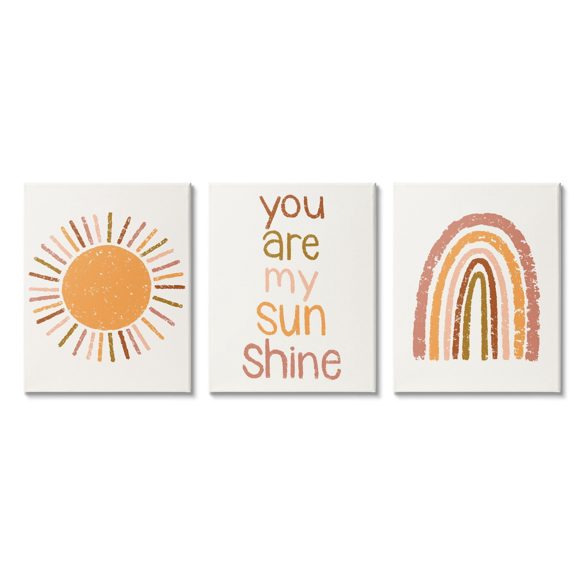 Stupell Industries My Sunshine Rainbow Kids Inspirational Saying Text Design,16 x 20, Design by Taylor Shannon Designs