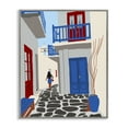 thumbnail image 1 of Stupell Industries Mykonos City Alley Buildings & Architecture Painting Gray Framed Art Print Wall Art, 11 x 14, 1 of 2